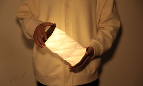 gingko Twist Hexagon Lamp