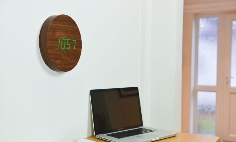 Gingko Wall Click Clock