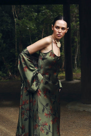 Ginia Aria Robe Australiana Print