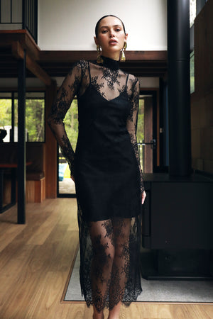 ginia Asher Slip Black