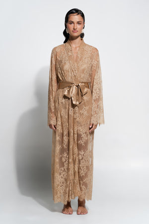 Ginia Aurielle Robe Gilded Gold