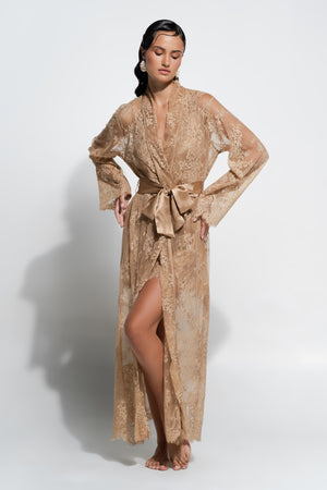ginia Aurielle Robe Gilded Gold