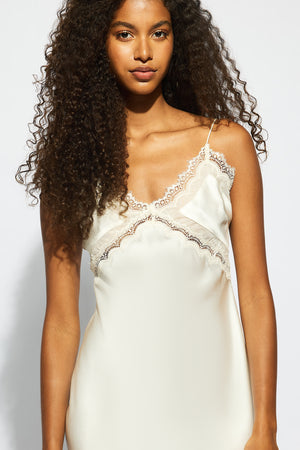 Ginia Billie Chemise Cream