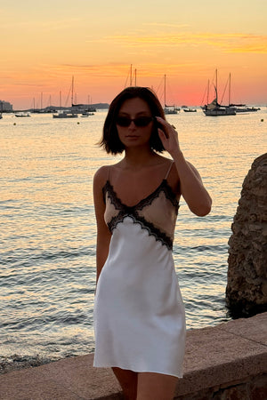 Ginia Billie Chemise Gold/Cream