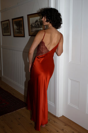 Ginia Cascading Lace Maxi Dress