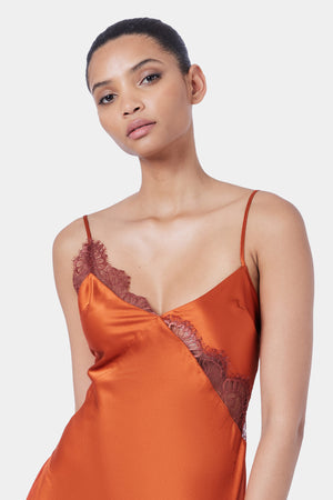 Ginia Cascading Lace Mini Dress