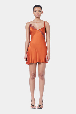 ginia Cascading Lace Mini Dress