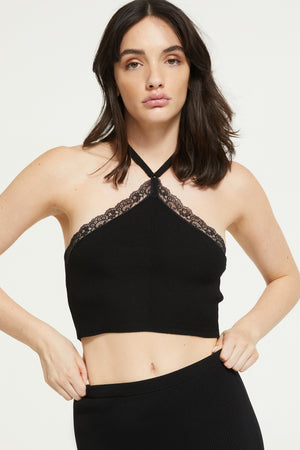 Ginia Fern Knit Crop