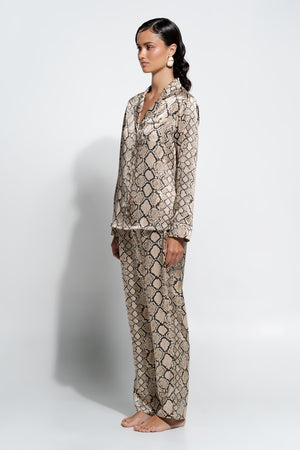 Ginia Fine Finishes Pajama Python Print