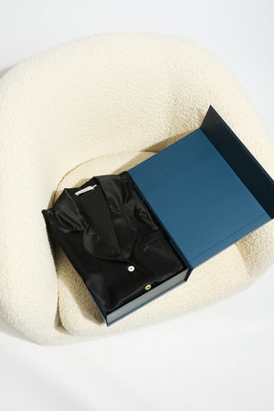 Ginia Fine Finishes Pyjama Gift Set Black