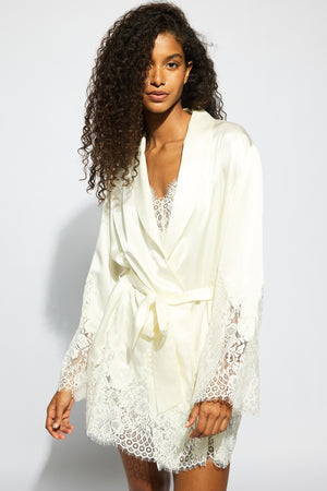 Ginia Freya Robe Cream