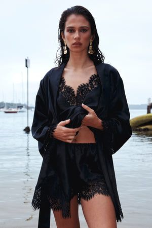 Ginia Iris Cami Black