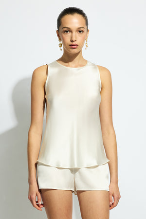 ginia Pure Silk Singlet