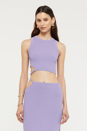 ginia Selena Knit Crop top