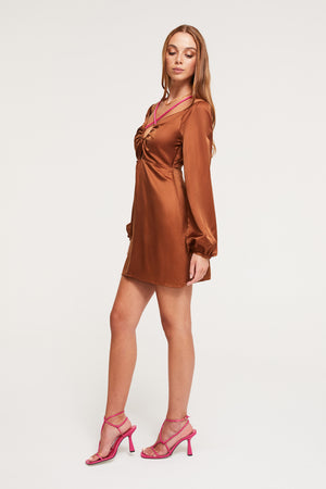 Ginia Selena Long Sleeve Dress