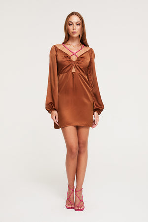 ginia Selena Long Sleeve Dress