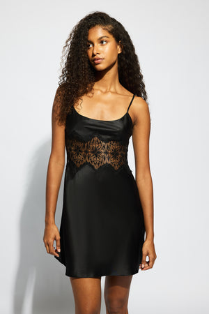 Ginia Siena Chemise Black