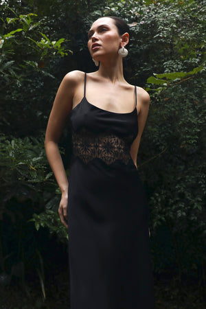 Ginia Siena Slip Black