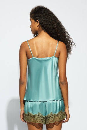Ginia Silk Lace Cami River