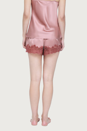 Ginia Silk Lace Shorts