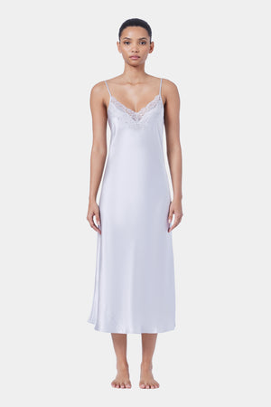 ginia Silk Lace Slip