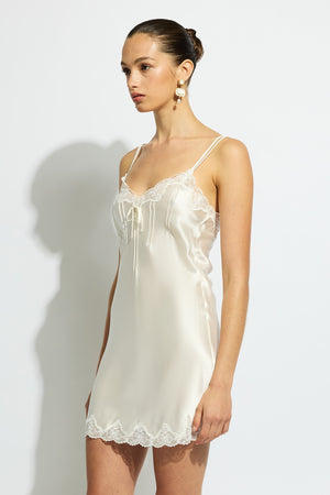 Ginia Silk Pintuck Chemise