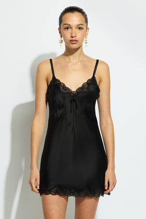 Ginia Silk Pintuck Chemise