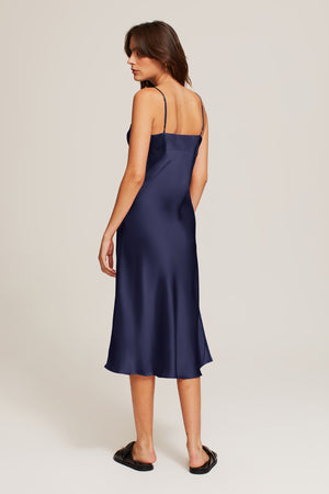 Ginia Silk V Neck Slip