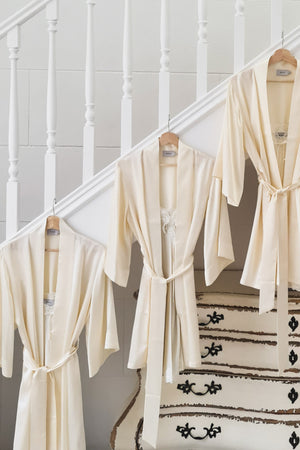 Ginia Silk Wrap Robe