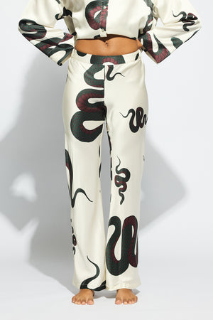 Ginia Valentina Pant Snake Print