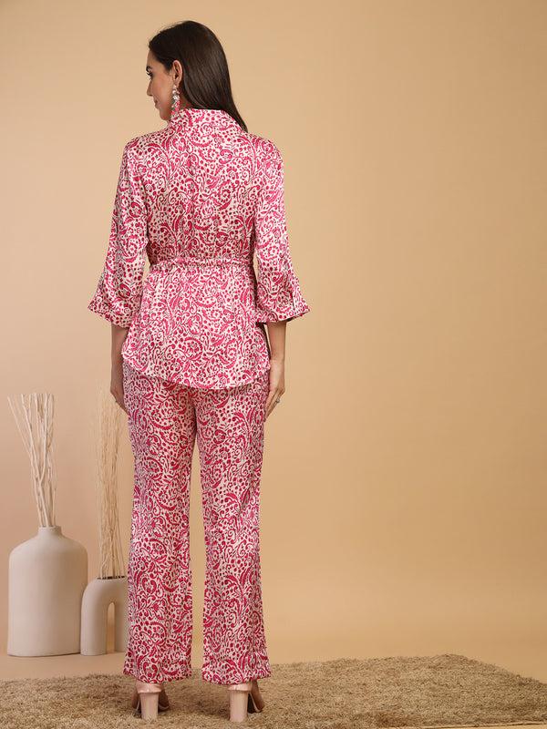 Gipsy Fuchsia Co-Ord Set For Gipsy Woman Stylish And Cozy Winter Collection