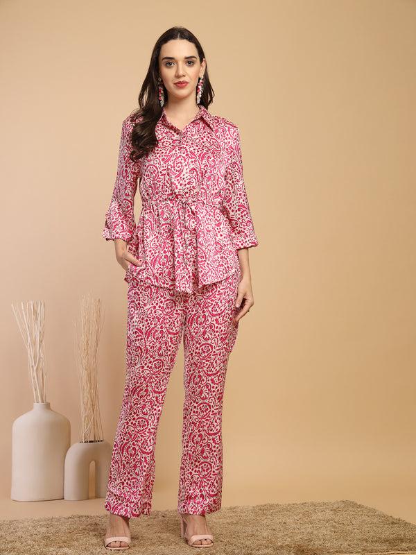 Gipsy Fuchsia Co-Ord Set For Gipsy Woman Stylish And Cozy Winter Collection