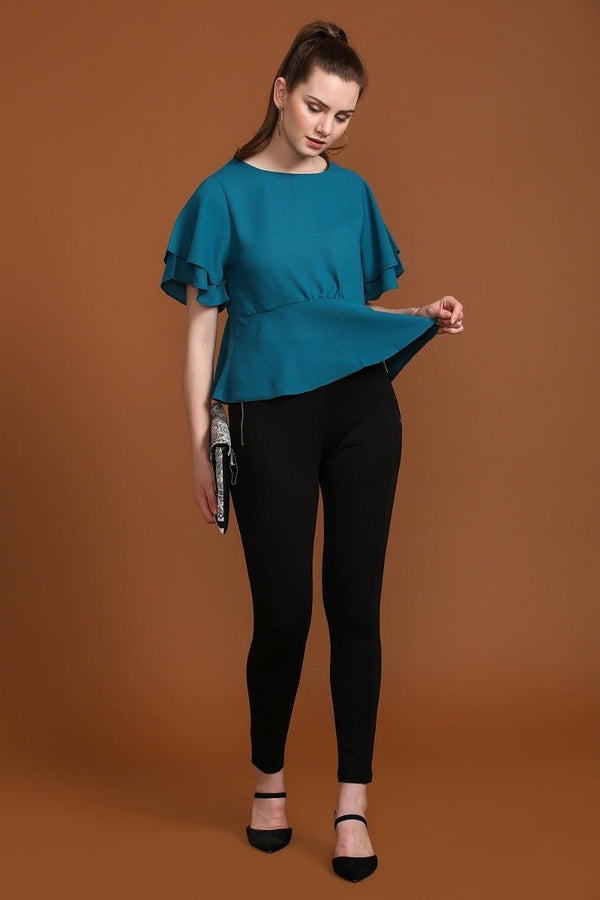 Gipsy Basic Black Skinny Jeggings Black