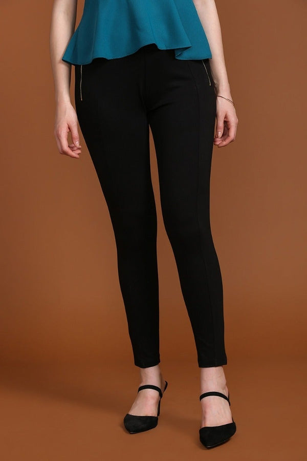 gipsy Basic black skinny Jeggings Black
