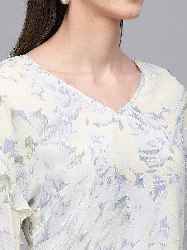 Gipsy Gipsy Butter Yellow Georgette Blouse Butter Yellow