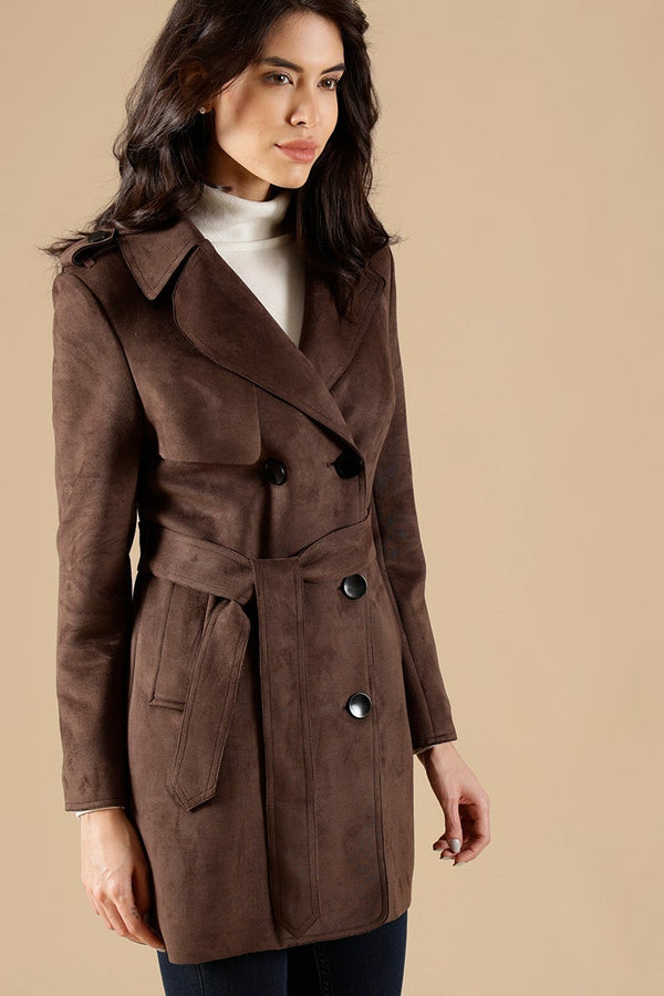 Gipsy Dark Grey Regular Fit Suede Jackets Grey