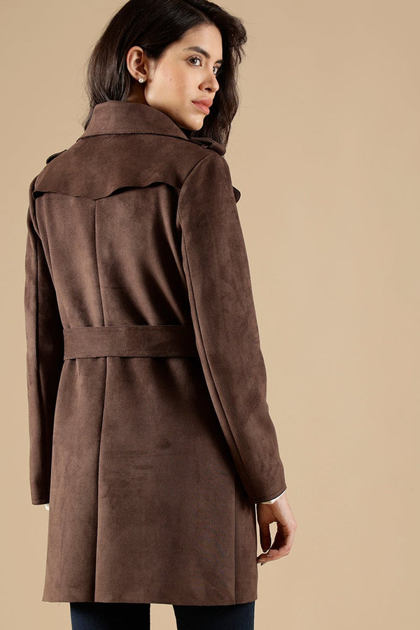 Gipsy Dark Grey Regular Fit Suede Jackets Grey