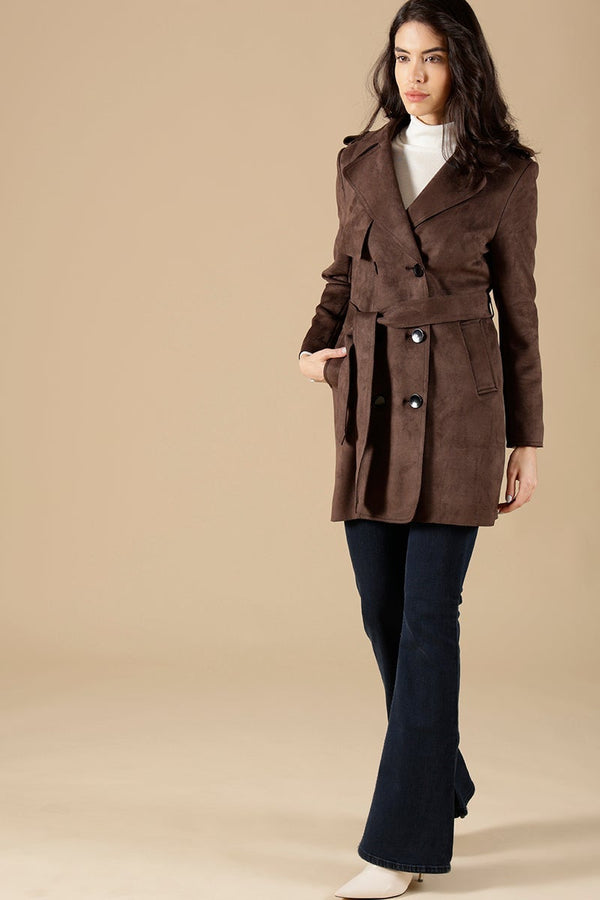 Gipsy Dark Grey Regular Fit Suede Jackets Grey