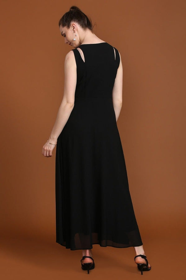 Gipsy Elegant Black Party Dress Black