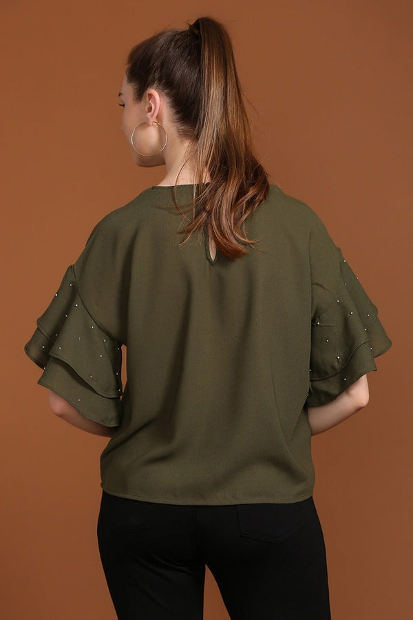 Gipsy Exotic Olive Top Olive