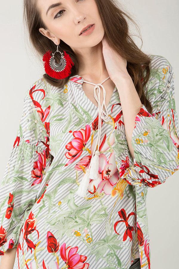 Gipsy Gipsy Beige Fashion Tunic Beige