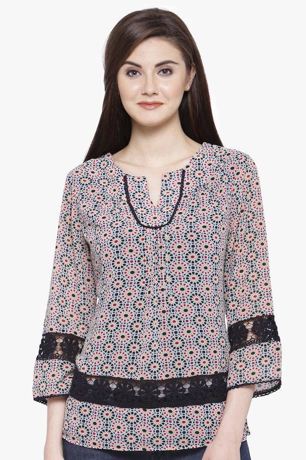 gipsy Gipsy Beige Fashion Tunic Beige