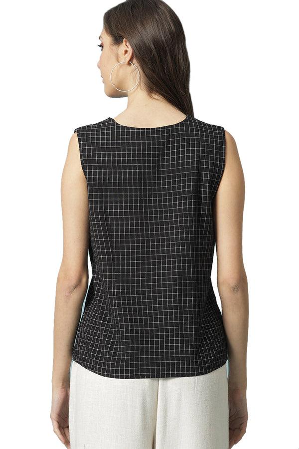 Gipsy Gipsy Black Cotton Blouse