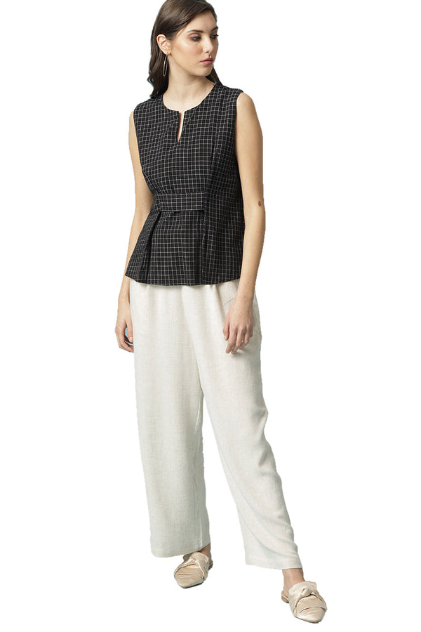 Gipsy Gipsy Black Cotton Blouse