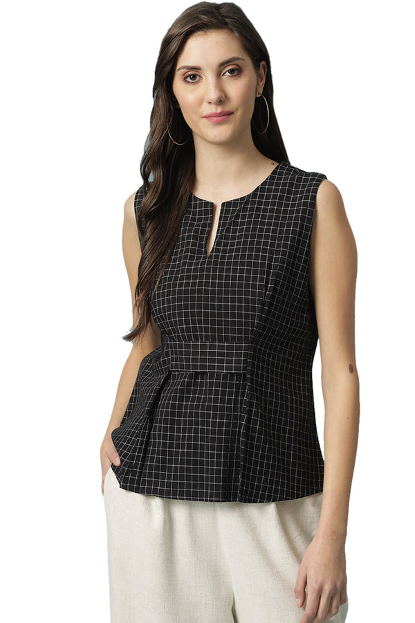 gipsy Gipsy Black Cotton Blouse