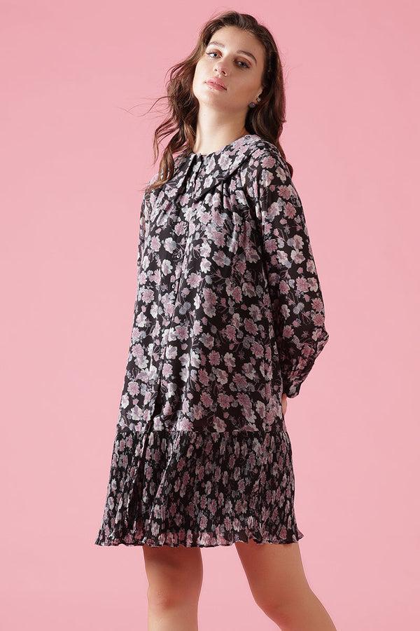 Gipsy Gipsy Black Georgette Dress Black