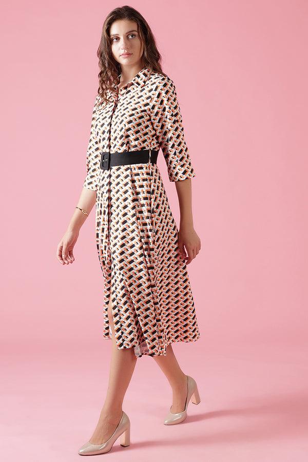 Gipsy Gipsy Black Poly Crepe Dress Black