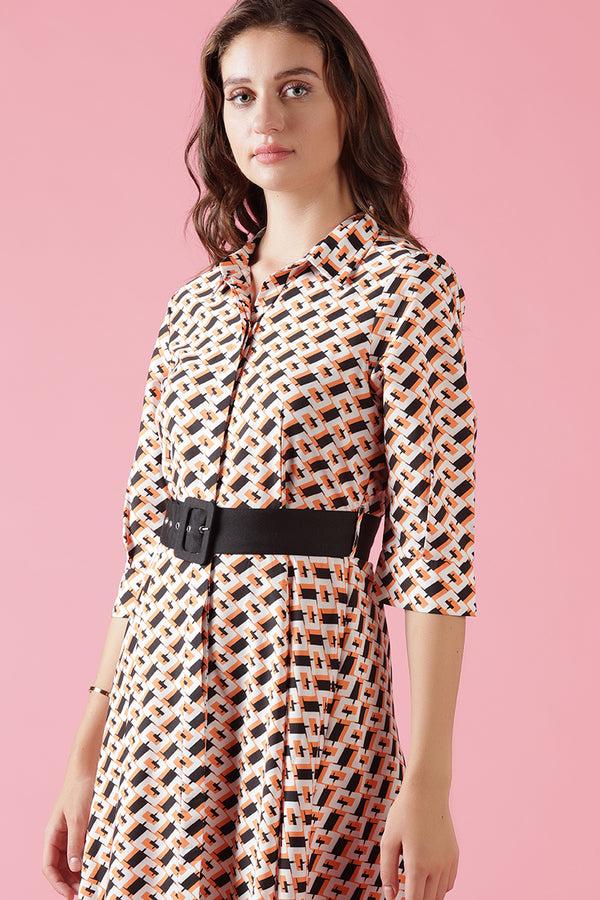 Gipsy Gipsy Black Poly Crepe Dress Black