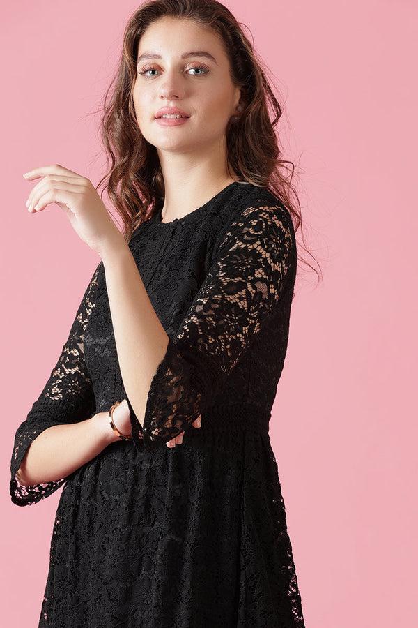 Gipsy Gipsy Black Polyester Dress Black