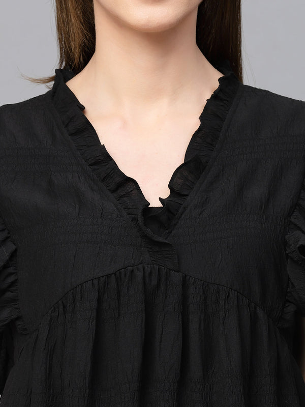 Gipsy Gipsy Black Polyster Dress Black